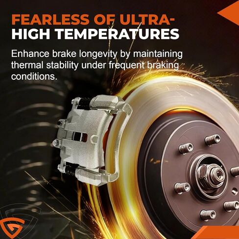 طقم فرجار الفرامل الأمامية يمين + مجموعة يسار مع دعامة 18-B5271 18-B5270 متوافقة مع Chevy Equinox Malibu Terrain LaCrosse Cascada 2010-2020 لمنصات الفرامل مقاس 5.17 بوصة (مجموعة من 2) in Kuwait