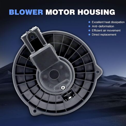 AC Blower Motor with Fan Compatible with 2010-2019 Subaru Legacy Outback, 2007-2009 Lexus RX350, 2006-2010 Toyota Sienna, 2008-2015 Cadillac CTS, 2007-2011 Cadillac SRX STS, Replaces 700228 in Kuwait
