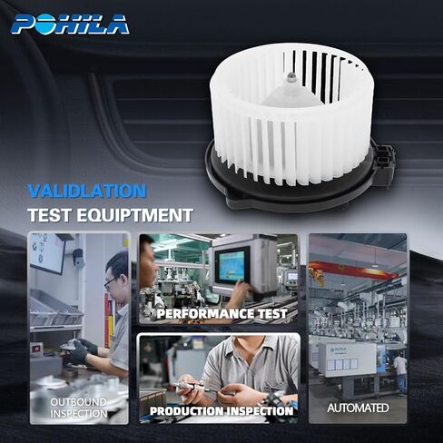 AC Blower Motor with Fan Compatible with 2010-2019 Subaru Legacy Outback, 2007-2009 Lexus RX350, 2006-2010 Toyota Sienna, 2008-2015 Cadillac CTS, 2007-2011 Cadillac SRX STS, Replaces 700228 in Kuwait