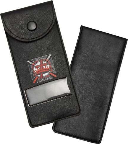 Masonic Regalia Pocket Jewel Holder Case – Leather Carry Wallet with Soft Lining for Freemason Lodge Jewels, Pins & Badges - Printed (Medium) in Saudi Arabia