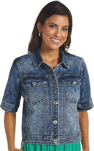 Masseys Short Sleeve Jean Jacket in Saudi Arabia