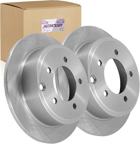 Rear Brake Rotors Replacement for 2008 2009 2010 2011 2012 2013 2014 2015 2016 2017 Jeep Patriot Compass Mitsubishi Lancer, for Dodge Avenger Caliber, Chrysler 200 Brakes, 10.31" Rear in Saudi Arabia