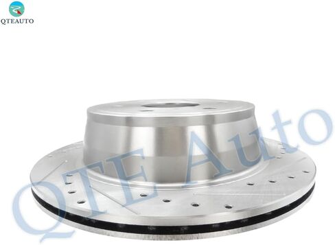 PM Auto Set of 6 Rear Drilled Slotted Disc Brake Rotors-Ceramic Brake Pad kit Replacement For 2014-2018 Chevrolet Silverado 1500 in Saudi Arabia