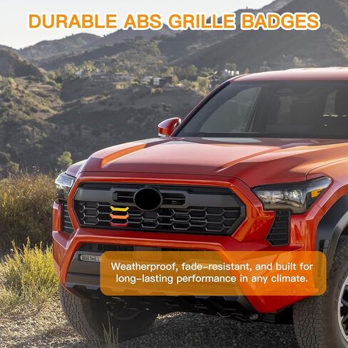 شارة ديكور الشبكة شعار TRD، شعار ترقية 3 ألوان لملحقات تاكوما Toyota TRD 2024 2025، ملحقات تزيين السيارة الأمامية تناسب TRD على الطرق الوعرة، PreRunner، الرياضة in Kuwait