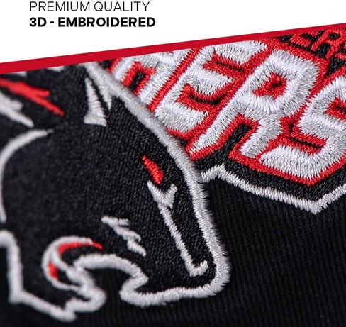 Desert Cactus Clark Atlanta University Baseball Hat CAU Panthers Brimmed Embroirderd Hats Cap Adjustable Cloth Strap Adult (Style B) Black in Saudi Arabia