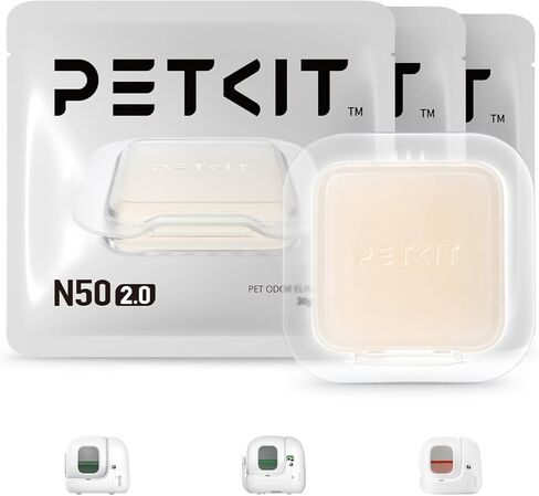 PETKIT N50 Odor Eliminator 2.0 Exclusive for PuraMax Self-Cleaning Cat Litter Box, Cat Toilet Odor Control(Pack of 3) in Kuwait