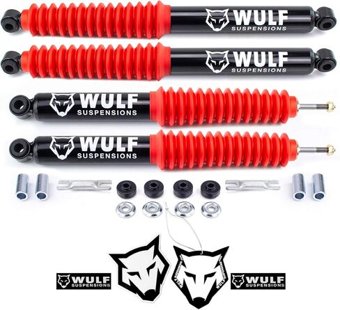 طقم رفع الصدمات الممتد من Wulf من 1 إلى 2 بوصة من 1998 إلى 2011 متوافق مع طراز Ford Ranger 2WD مع نظام تعليق زنبركي ملفوف in Kuwait