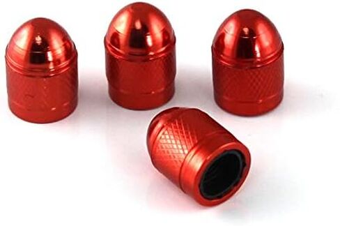Slime 20129 Red Anodized Aluminum Tire Valve Caps in Saudi Arabia
