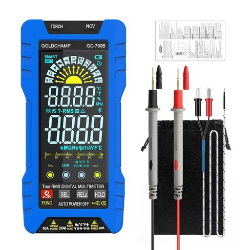 جهاز قياس متعدد صغير للجيب DC AC الفولتميتر أوم متر الفولتميتر الرقمي للجيب مقياس متعدد متعدد النطاق شخصي مع DC AC الفولتميتر مقاومة استمرارية الجرس اختبار الصمام الثنائي لصانعي السيارات in Kuwait