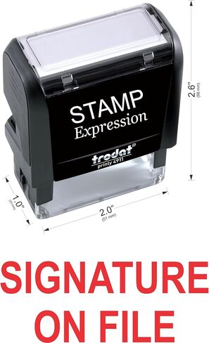 StampExpression - ختم مطاطي ذاتي التحبير للمكتب - حبر أحمر (A-5986) in Saudi Arabia