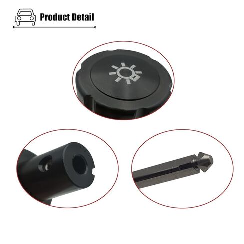 Aluminum Headlight Switch Knob Compatible with Ford F150 F250 F350 Bronco Mustang 1992-2004, for F5TZ11661A F5ZZ11661A in Kuwait