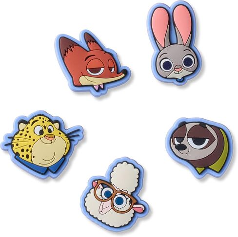 Crocs Jibbitz Disney Shoe Charm Packs, Zootopia, 5-Pack in Saudi Arabia