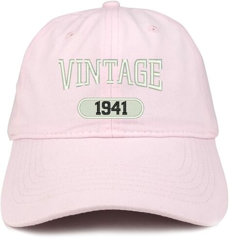 Trendy Apparel Shop Vintage 1941 Embroidered 85th Birthday Relaxed Fitting Cotton Cap in Saudi Arabia
