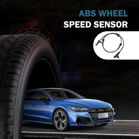 Car Wheel Speed Sensor, Plug and Play Rear Left Anti-Lock Braking Speed Sensor, Directly Fit ABS System Replacement OEM# 3630050U2010, Compatible with Heyue (Black) in Kuwait