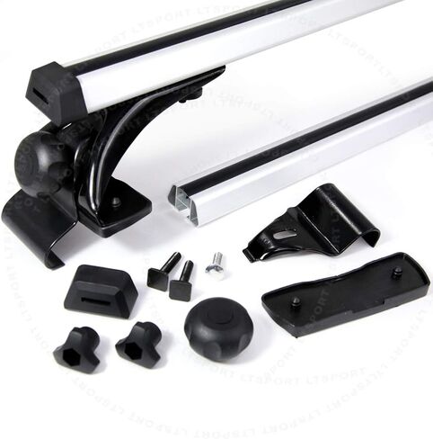 for 4-Door Sedan Top Mount Rail Roof Rack Cross Bars Cargo Carrier Kit in Kuwait