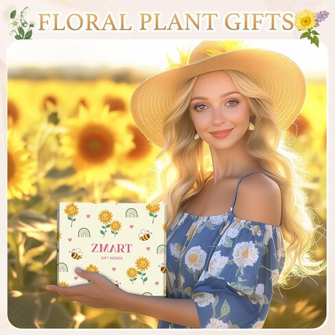 هدايا عباد الشمس HAPPYPOP - جوارب عباد الشمس، هدايا نباتية مضحكة، جوارب أشعة الشمس لمحبي الزهور in Kuwait