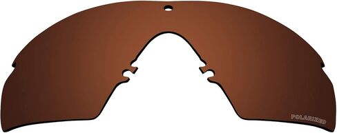 Alphax Dark Brown Optimized Polarized Engraved Replacement Lenses for Oakley Si M Frame 3.0 OO9146 in Kuwait