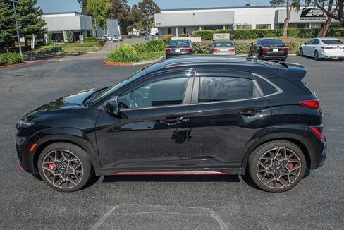 Replacement for 2018-2023 Hyundai Kona EOS Visors Tape-On Style Smoke Tinted Side Vents Window Deflectors Rain Guard DWV-V186 in Saudi Arabia