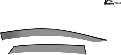Replacement for 2018-2023 Hyundai Kona EOS Visors Tape-On Style Smoke Tinted Side Vents Window Deflectors Rain Guard DWV-V186 in Saudi Arabia