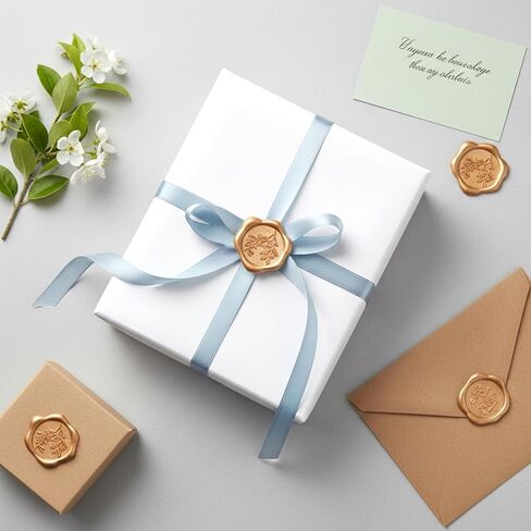 30 قطعة من ملصقات ختم الشمع، 1.2 بوصة ملصقات ختم على شكل ظرف الأوكالبتوس ذاتية اللصق لدعوة الزفاف على شكل ظرف لتغليف هدايا القصاصات وحفلات أعياد الميلاد وعيد الميلاد وعيد الحب in Kuwait