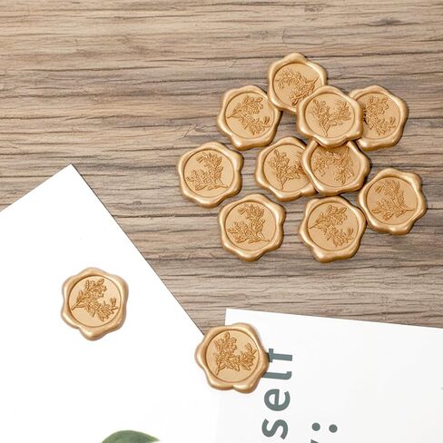 30 قطعة من ملصقات ختم الشمع، 1.2 بوصة ملصقات ختم على شكل ظرف الأوكالبتوس ذاتية اللصق لدعوة الزفاف على شكل ظرف لتغليف هدايا القصاصات وحفلات أعياد الميلاد وعيد الميلاد وعيد الحب in Kuwait
