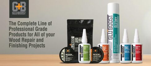 GluBoost MasterGlu Ultrathin – Ultra Clear Thin CA Glue for Wood and Guitar Finish Repair – Fast-Wicking Thin Super Glue with Fine Tip for Precision Control – 2 oz in Kuwait