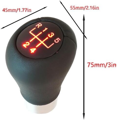 5 Speed LED Gear Shift Knob for BMW E46 E81 E82 E87 E88 E90 E91 E92 E93 Manual Transmission in Saudi Arabia