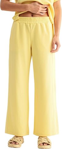 Mono B Luxe Sand Wash Rib Wide-Leg Pants in Saudi Arabia