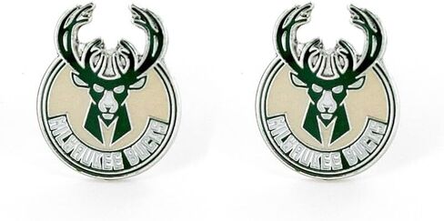 أمينكو NBA Milwaukee Bucks Logo Post أقراط، 2.5 in Saudi Arabia