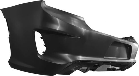 IKON MOTORSPORTS, Rear Bumper Compatible With 2015-2023 Dodge Charger, Widebody Style Rear Bumper & IKON Style Matte Black Diffuser in Saudi Arabia
