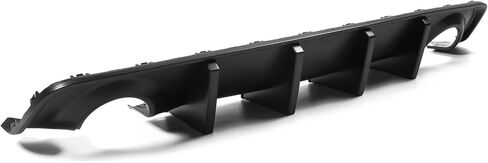 IKON MOTORSPORTS, Rear Bumper Compatible With 2015-2023 Dodge Charger, Widebody Style Rear Bumper & IKON Style Matte Black Diffuser in Saudi Arabia