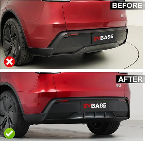 Rear Diffuser fit for Model Y Juniper Rear Bumper Lip for Juniper ABS Splitter Spoiler Trim for Model Y 2026 Accessories Matte Black(1PC) in Kuwait