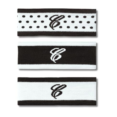 Women’s Winter Headbands | Cute Black & White Fuzzy Snow Ear Muff | Fashion Apres Ski Fleece Wide Headband Ear Warmer for Women | Warm Cozy Inside Fur for Cold Weather | Polka Dot Headband | 3 Pack in Kuwait