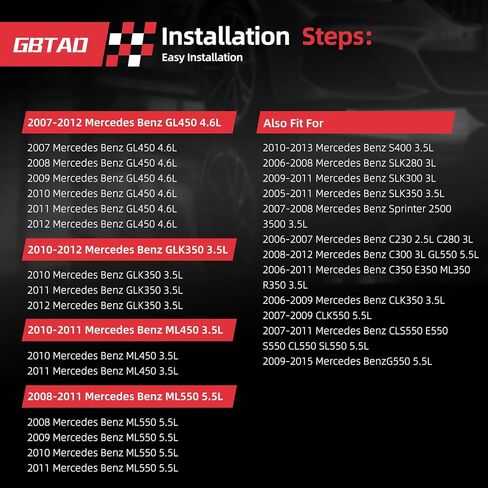 حزمة 8 ملف إشعال مطور وقابس شرارة لـ 4.6L 5.5L مرسيدس بنز CL550 CLK550 CLS550 E550 G550 GL450 GL550 S550 SL550 ML450 2007 2008 2009 2010 2011 2012 2013 2014 2015 in Kuwait