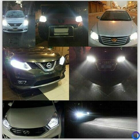 Compatible with Ram ProMaster 1500 2500 3500 (2014-2022) Hi/Lo Beam ; 300% Brightness 10000LM 6000k white light,H7 fog lamp Bulbs,Interior lights Bulbs(Pack of 4) in Kuwait