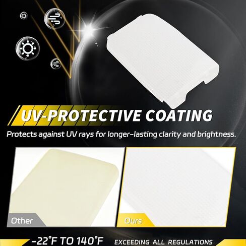 Interior Car Roof Dome Map Light Cover Len Compatible with Toyo-ta Celica Corolla Tercel RAV4 1991-2005, [With Led Festoon Bulb] Overhead Dome Light Lens Cover, 1 PC in Kuwait
