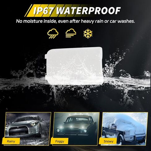 Interior Car Roof Dome Map Light Cover Len Compatible with Toyo-ta Celica Corolla Tercel RAV4 1991-2005, [With Led Festoon Bulb] Overhead Dome Light Lens Cover, 1 PC in Kuwait