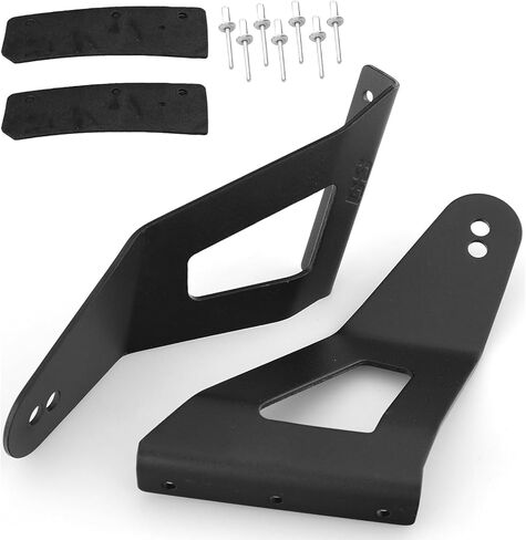 2PCS 52'' LED Light Bar Mounting Brackets - for Mounting Offroad Lightbar on Upper Windshield, Compatible with 2007-2013 Chevrolet Silverado Suburban Avalanche Tahoe & GMC Yukon Sierra in Kuwait