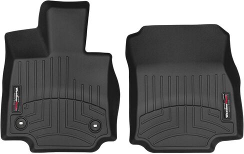 WeatherTech Custom Fit FloorLiners for Toyota RAV4, Venza, RAV4 Hybrid - 1st Row (4415161), Black in Saudi Arabia