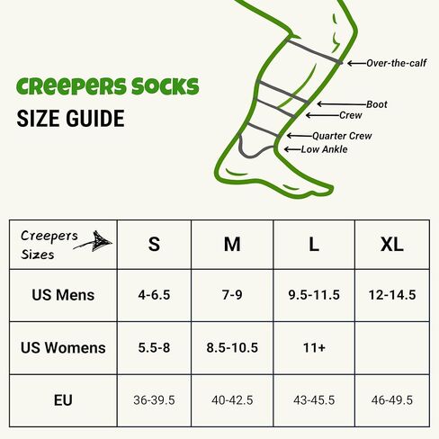 Creepers Merino Wool Boot Socks – Midweight Cushioned Toe Socks for Hiking & Outdoor Use in Kuwait