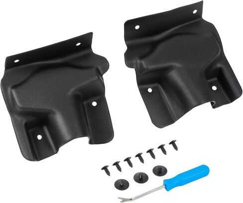 غطاء ممتص للصدمات متوافق مع Ford Maverick 2022-2025، بديل غطاء درع الصدمات للعجلة الخلفية لملحقات 2024 Maverick (قطعتان) in Kuwait