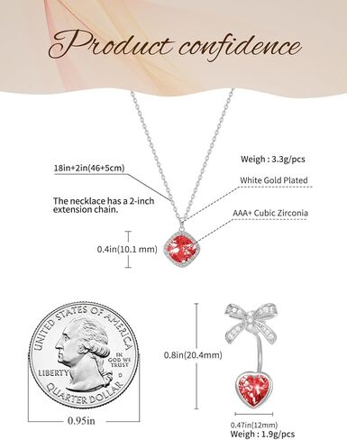 Gold Plated Stainless Steel Zircon Necklace And Earrings Jewelry for Women in Kuwait