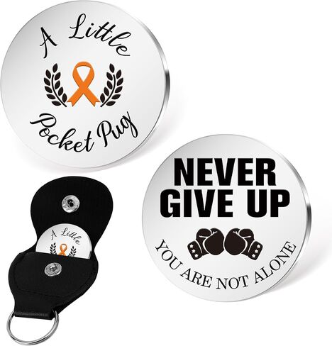 Cancer Awareness Pocket Hug For Women Men Multi-Colored Ribbon Pocket Hug Encouraging Gifts For Women Men in Kuwait