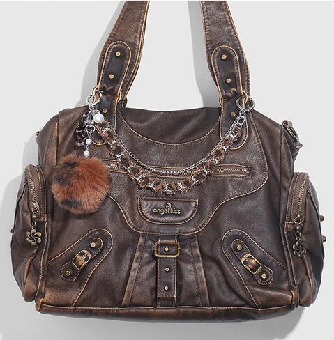 Pom Pom Bag Charm Chain for Women, Cute Plush Pom Purse Chains Bag Extender Chain for Handbags in Kuwait