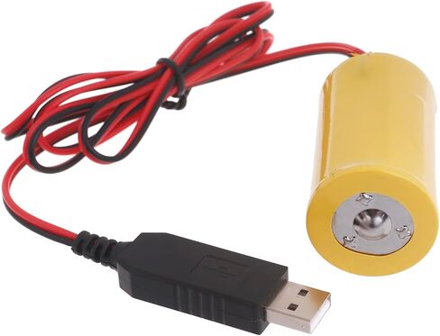 Universal LR20 D Battery Eliminators USB Powered Cable Replace 2Pcs 1.5V D Size Battery for Toy Controllers Flashlight in Kuwait