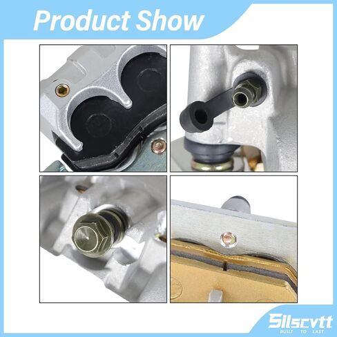 Silscvtt Front Rear Brake Calipers with Pads Replacement for Yamaha Viking YXM700 VI YXC700 YXM700 2014-2021 1XD-2580T-00-00 1XD-2580U-00-00 in Saudi Arabia