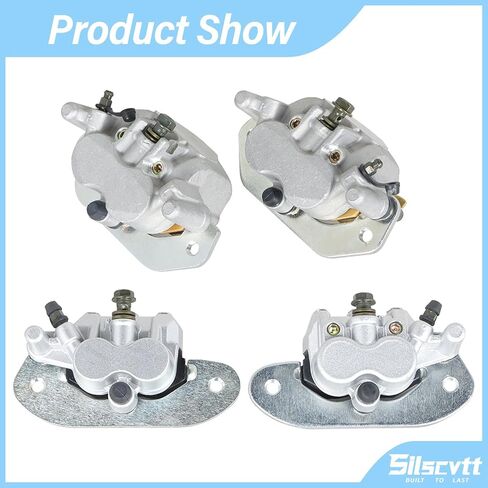 Silscvtt Front Rear Brake Calipers with Pads Replacement for Yamaha Viking YXM700 VI YXC700 YXM700 2014-2021 1XD-2580T-00-00 1XD-2580U-00-00 in Saudi Arabia