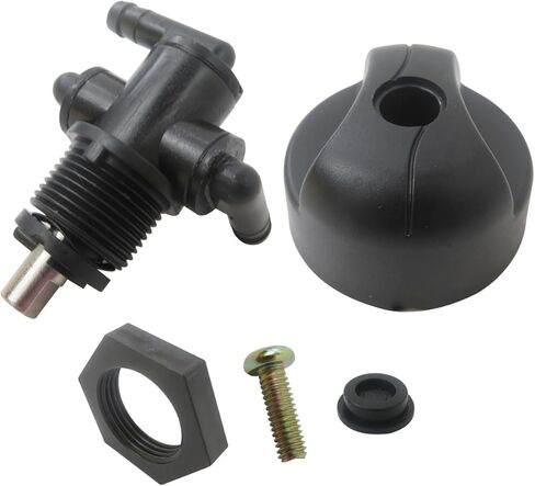 Fuel Tank Valve Petcock 3 Way & Knob NUT Fit for Polaris 1997-2004 Sportsman 500 HO, Replace# 7052161 5432559 in Kuwait