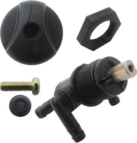 Fuel Tank Valve Petcock 3 Way & Knob NUT Fit for Polaris 1997-2004 Sportsman 500 HO, Replace# 7052161 5432559 in Kuwait