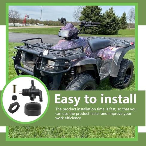 Fuel Tank Valve Petcock 3 Way & Knob NUT Fit for Polaris 1997-2004 Sportsman 500 HO, Replace# 7052161 5432559 in Kuwait